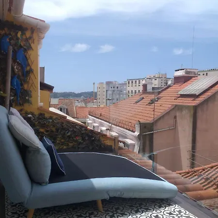 Apartament Peaceful Loft - Amazing Terrace & View Lizbona
