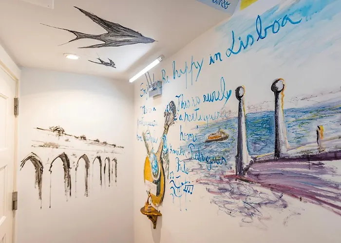 شقة Peaceful Loft - Amazing Terrace & View Lisboa