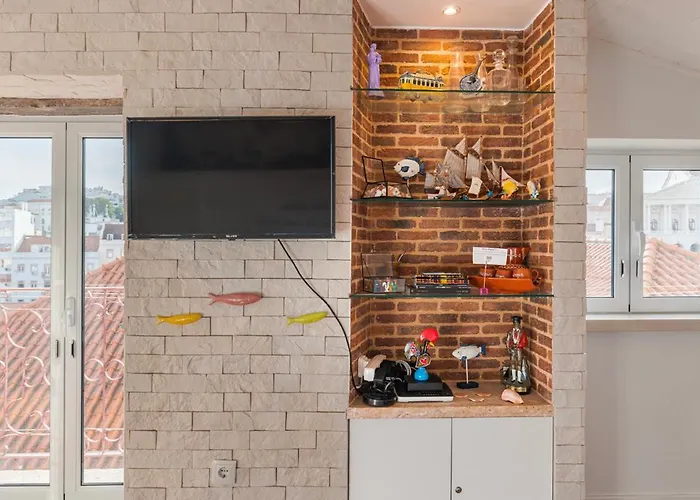 Peaceful Loft - Amazing Terrace & View شقة Lisboa