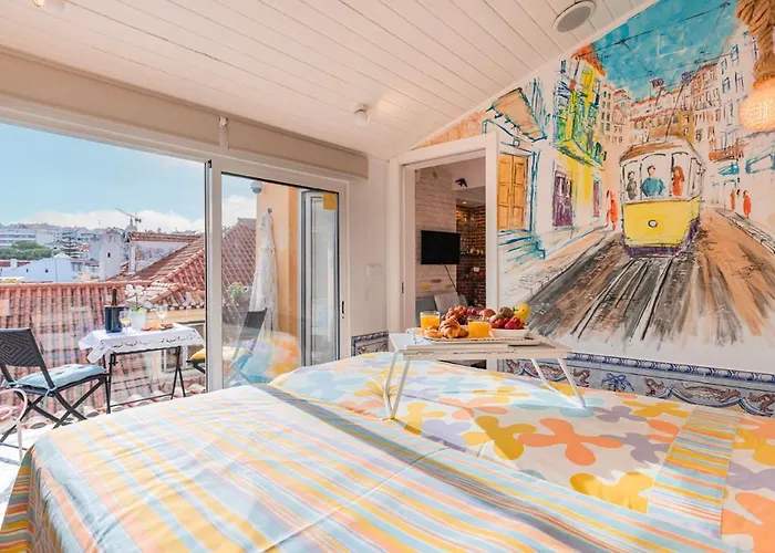 Peaceful Loft - Amazing Terrace & View Lissabon