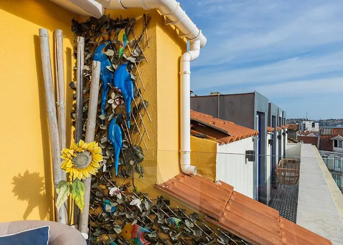 公寓 Peaceful Loft - Amazing Terrace & View
